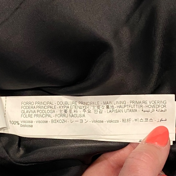 Zara Corduroy double breasted oversized Blazer Blue Gray 16564 - Picture 10 of 12